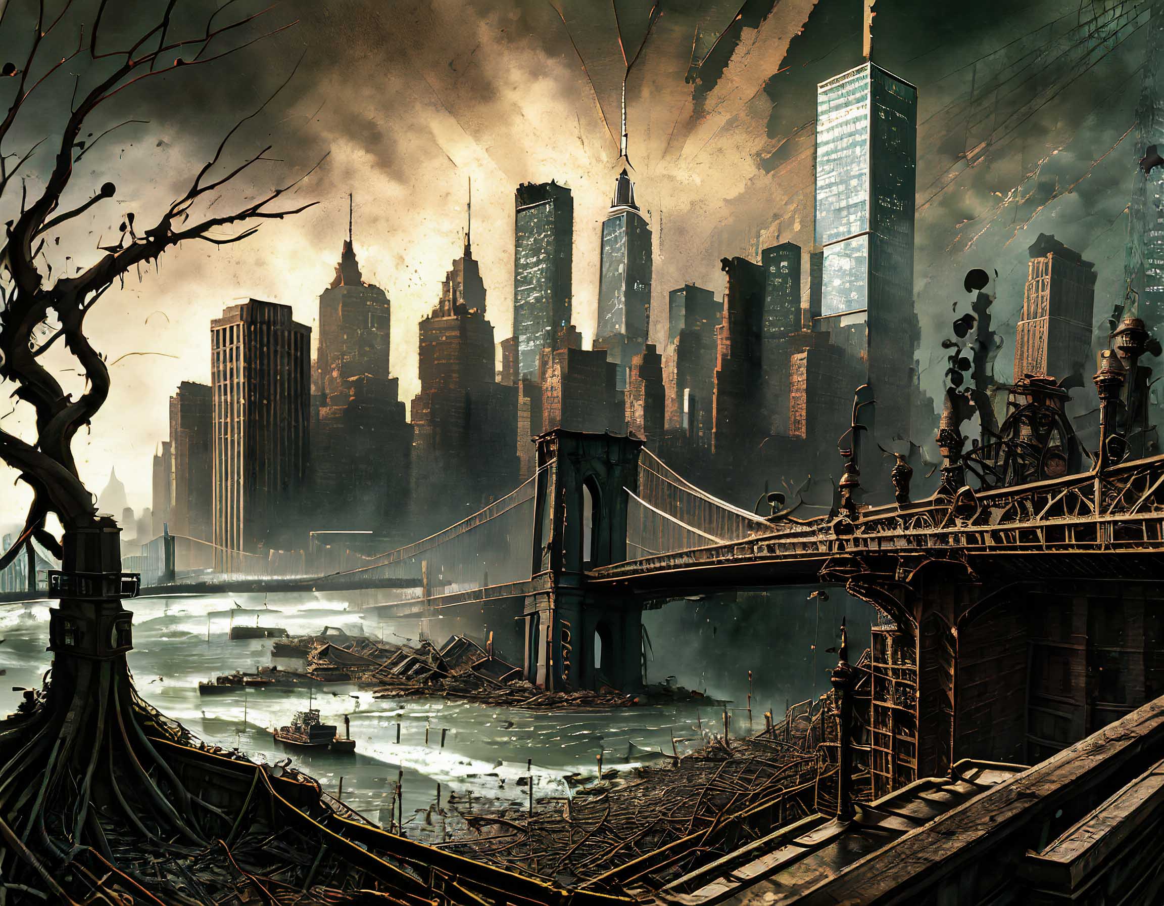 2043'te New York, Tsunami’den sonra